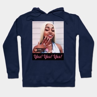 Yes Yes Yes | Strong woman | Ice Cream So Good | Gang gang | Back to School | Dorm decor | College shirt | TikTok Pinkydoll NPC Hoodie